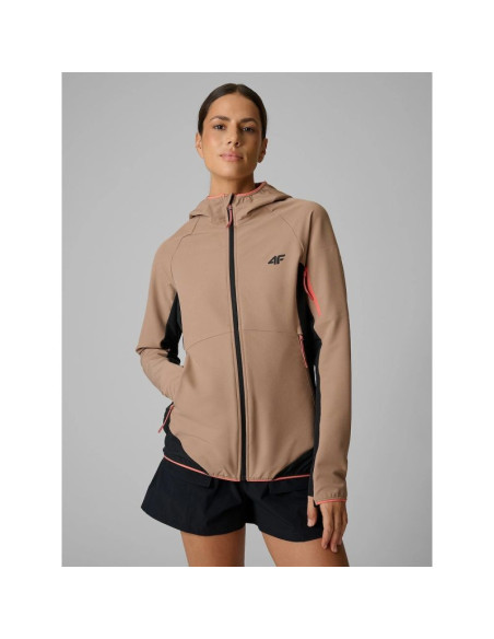 Kurtka softshell wiatroodporna damska 4f 4frss26tsoff645-83s