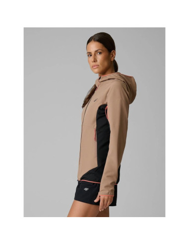 Kurtka softshell wiatroodporna damska 4f 4frss26tsoff645-83s