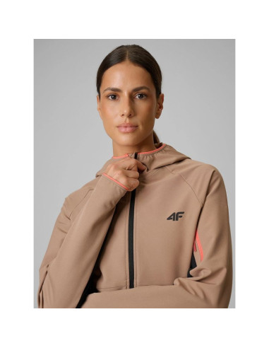 Kurtka softshell wiatroodporna damska 4f 4frss26tsoff645-83s