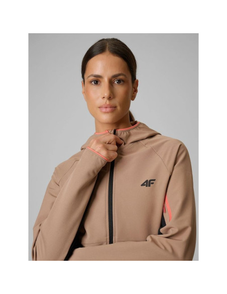 Kurtka softshell wiatroodporna damska 4f 4frss26tsoff645-83s