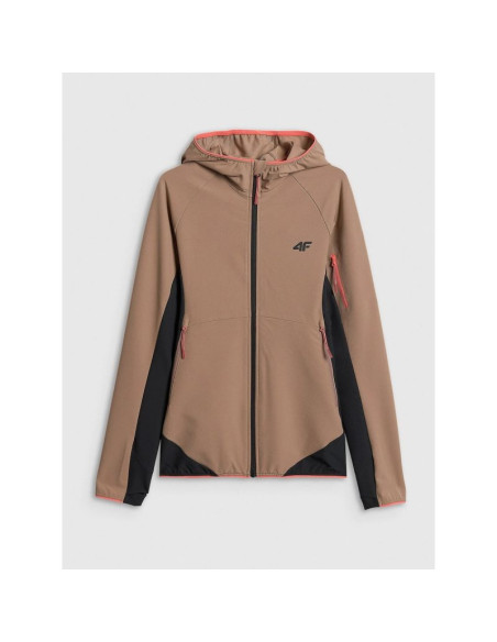 Kurtka softshell wiatroodporna damska 4f 4frss26tsoff645-83s
