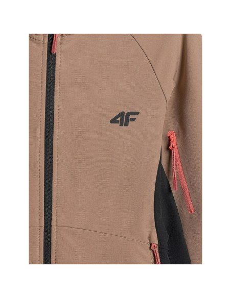Kurtka softshell wiatroodporna damska 4f 4frss26tsoff645-83s