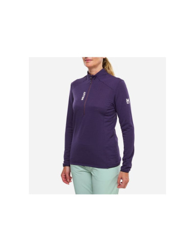 Bluza damska millet parmelan light fleece po w fioletowa
