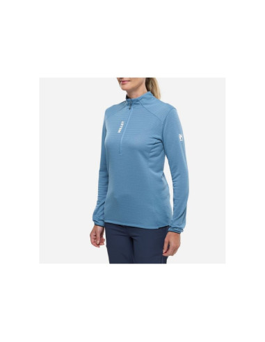 Bluza damska millet parmelan light fleece po w niebieska