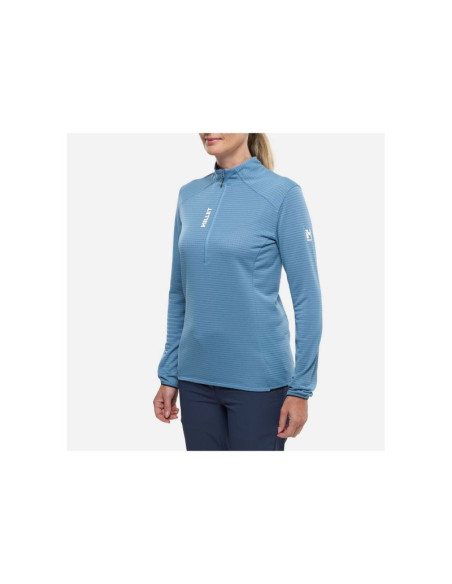 Bluza damska millet parmelan light fleece po w niebieska
