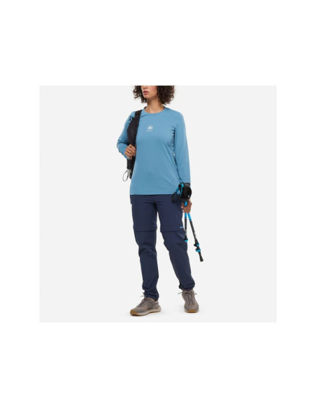 Koszulka damska millet seneca ts ls uv w niebieska
