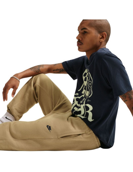 Spodnie męskie nike club bb jogger beżowe fn3787 298