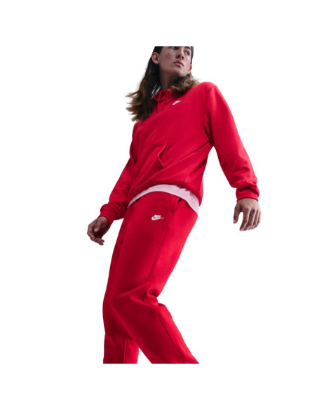 Spodnie męskie nike club bb jogger czerwone fn3787 657