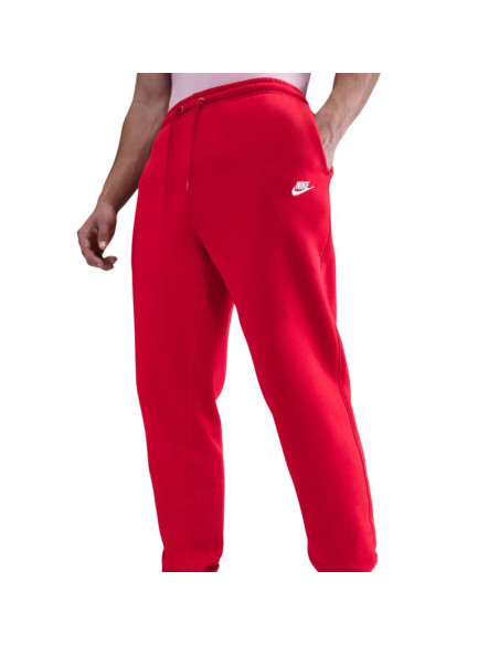 Spodnie męskie nike club bb jogger czerwone fn3787 657