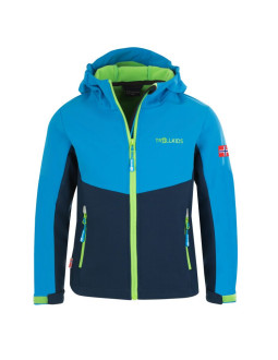 Kurtka softshellowa dziecięca trollkids kids kristiansand jacket niebieska/granatowa (320-117)