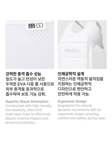 Juniorski ochraniacz klatki piersiowej karate wkf | mooto