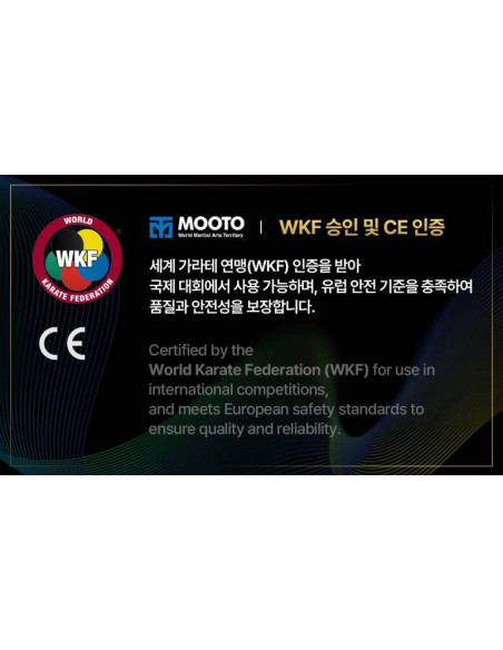 Juniorski ochraniacz klatki piersiowej karate wkf | mooto