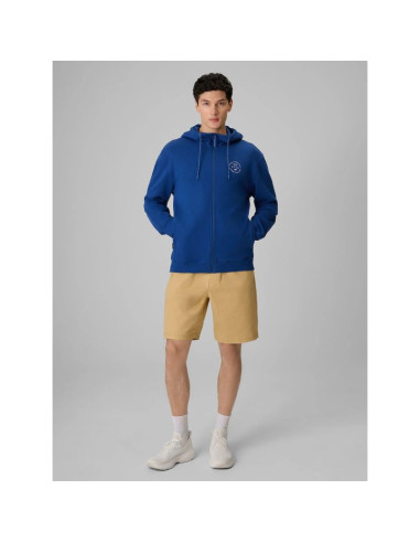 Bluza dresowa regular z kapturem męska 4f 4frss26tswsm2978-033s