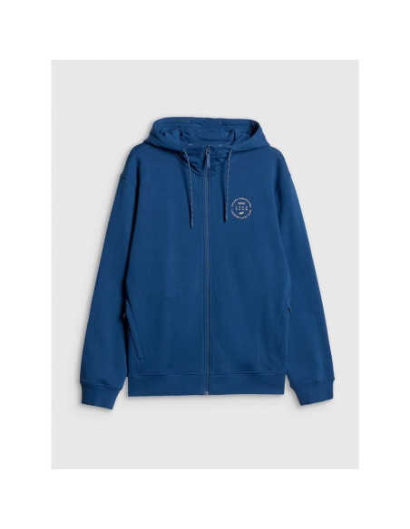 Bluza dresowa regular z kapturem męska 4f 4frss26tswsm2978-033s