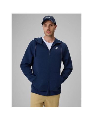 Męska bluza dresowa rozpinana z kapturem 4f 4frss26tswsm2979-31s