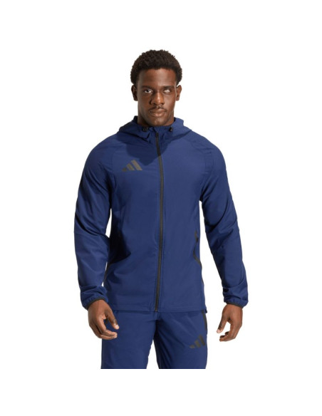 Kurtka męska adidas tiro 26 travel windbreaker granatowa kd3334