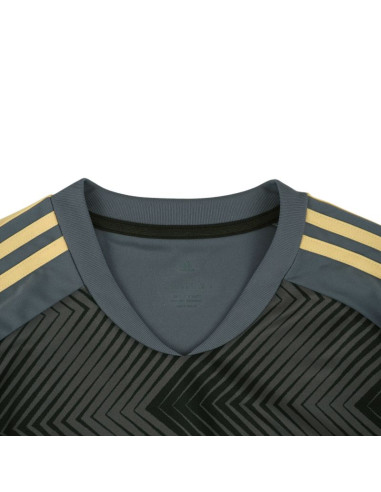 Koszulka męska adidas micond22 jersey szaro-czarna hb5392