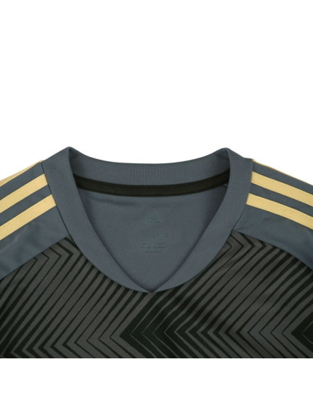 Koszulka męska adidas micond22 jersey szaro-czarna hb5392