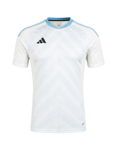 Koszulka męska adidas micond22 jersey biało-błękitna hb5392