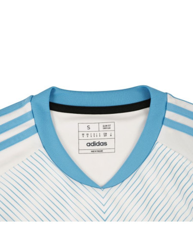Koszulka męska adidas micond22 jersey biało-błękitna hb5392