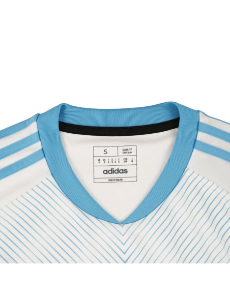 Koszulka męska adidas micond22 jersey biało-błękitna hb5392