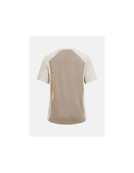 Koszulka peak performance w trail wool blend ss beżowy