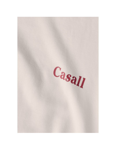 Koszulka damska casall oversized cotton blend tee biały