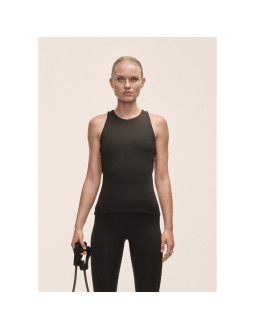 Koszulka damska treningowa casall soft touch bra tank czarny 2