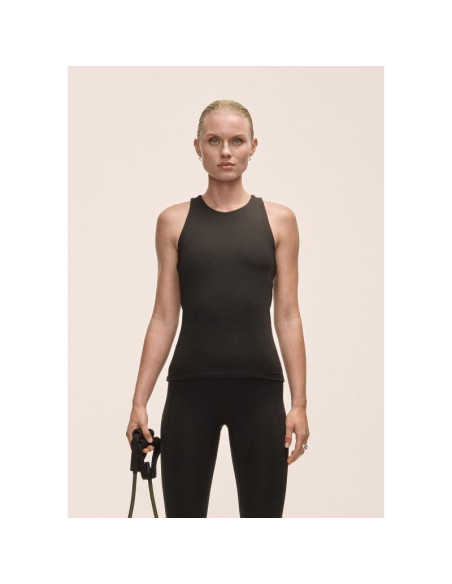 Koszulka damska treningowa casall soft touch bra tank czarny