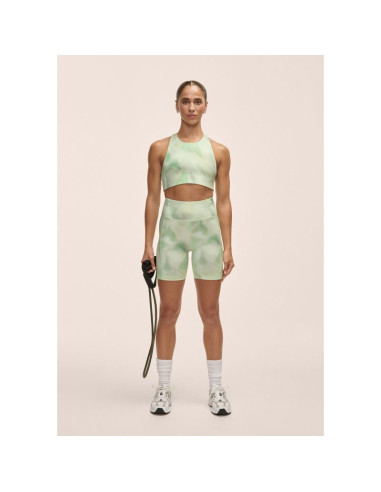 Legginsy damskie casall high waist bike shorts zielony