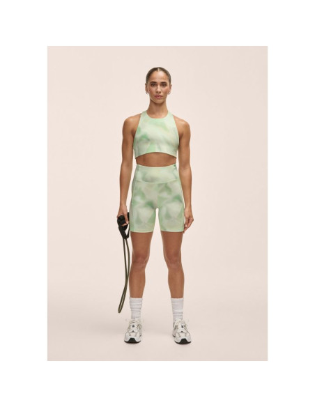 Legginsy damskie casall high waist bike shorts zielony