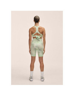 Legginsy damskie casall high waist bike shorts zielony 2