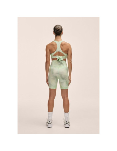 Legginsy damskie casall high waist bike shorts zielony