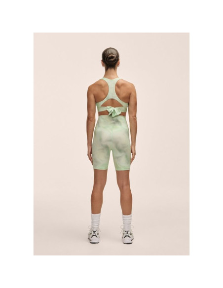 Legginsy damskie casall high waist bike shorts zielony