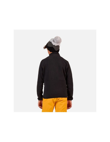 Bluza dziecięca rossignol jr strawpile fleece fz czarna