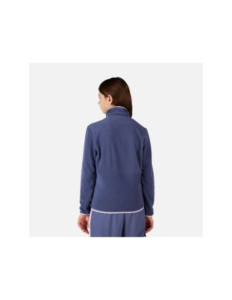Bluza dziecięca rossignol jr strawpile fleece fz niebieska
