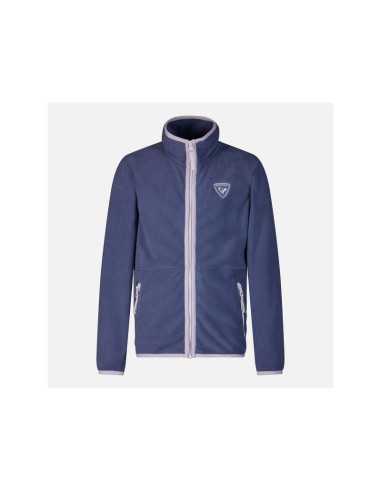 Bluza dziecięca rossignol jr strawpile fleece fz niebieska