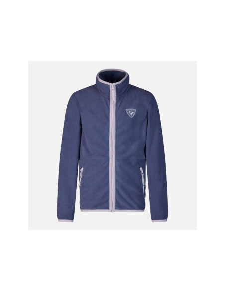 Bluza dziecięca rossignol jr strawpile fleece fz niebieska