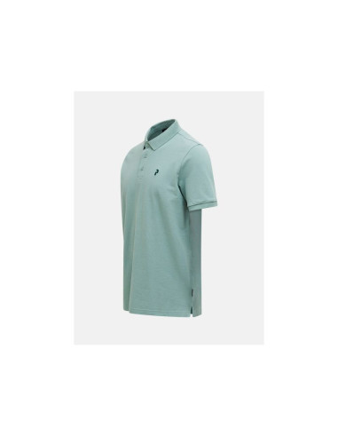 Koszulka męska peak performance m classic cotton polo kolor zielony