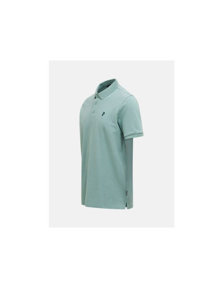 Koszulka męska peak performance m classic cotton polo kolor zielony