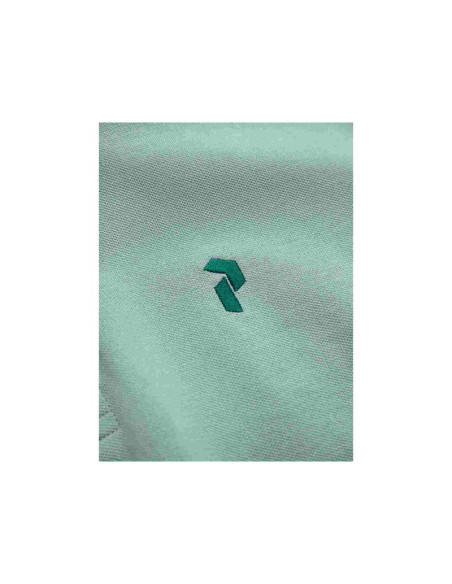 Koszulka męska peak performance m classic cotton polo kolor zielony
