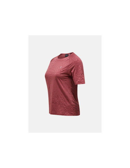 Koszulka damska peak performance w discover t-shirt kolor czerwony