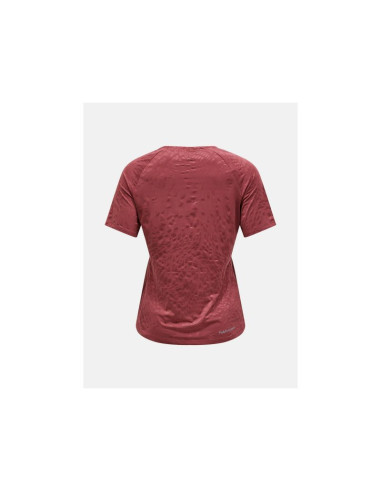 Koszulka damska peak performance w discover t-shirt kolor czerwony