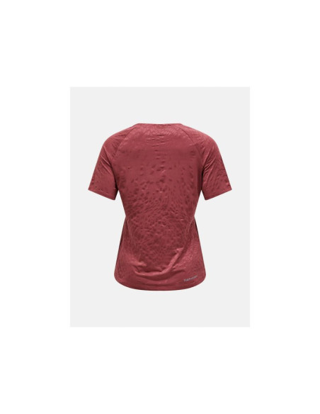 Koszulka damska peak performance w discover t-shirt kolor czerwony