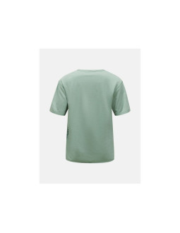 Koszulka damska peak performance w trail shortsleeve kolor zielony 2