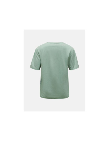 Koszulka damska peak performance w trail shortsleeve kolor zielony