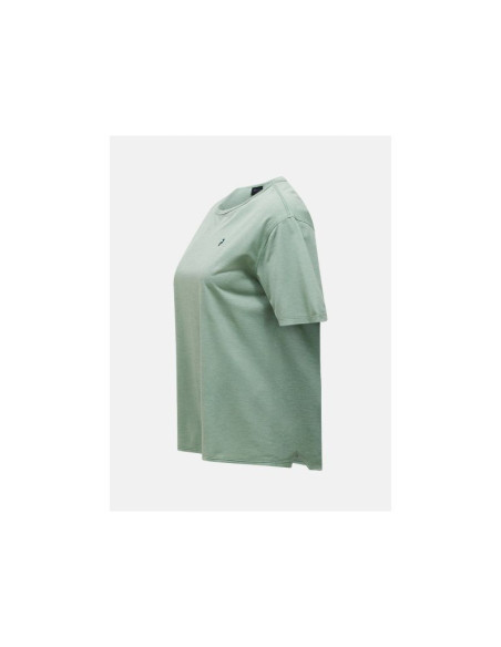 Koszulka damska peak performance w trail shortsleeve kolor zielony