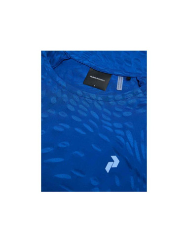 Koszulka męska peak performance m discover t-shirt kolor niebieski