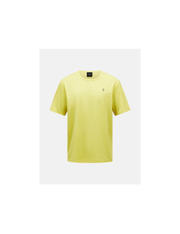Koszulka męska peak performance m trail shortsleeve kolor żółty