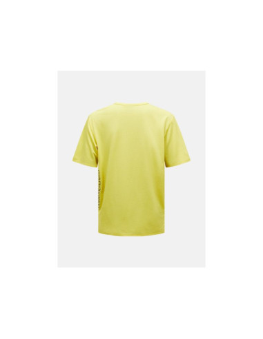 Koszulka męska peak performance m trail shortsleeve kolor żółty